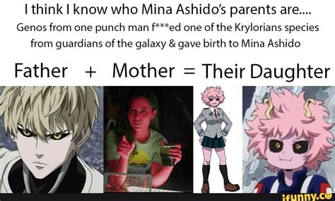 mina ashido parents